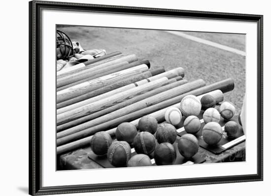 Baseball Equipment Poster-null-Framed Photo