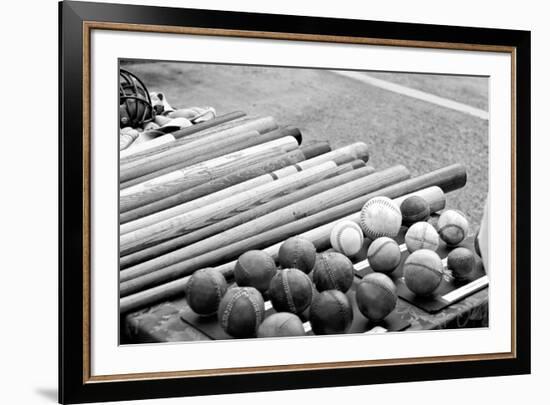 Baseball Equipment Poster-null-Framed Photo