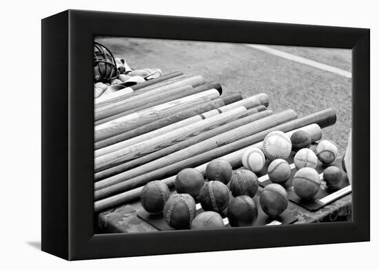 Baseball Equipment Poster-null-Framed Stretched Canvas