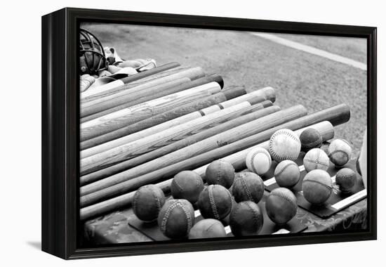 Baseball Equipment Poster-null-Framed Stretched Canvas