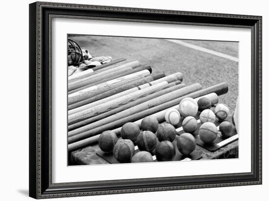 Baseball Equipment Poster-null-Framed Photo