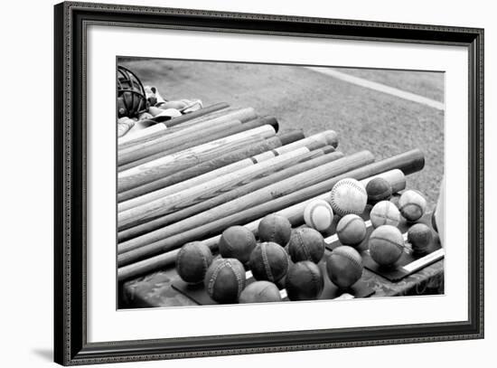 Baseball Equipment Poster-null-Framed Photo