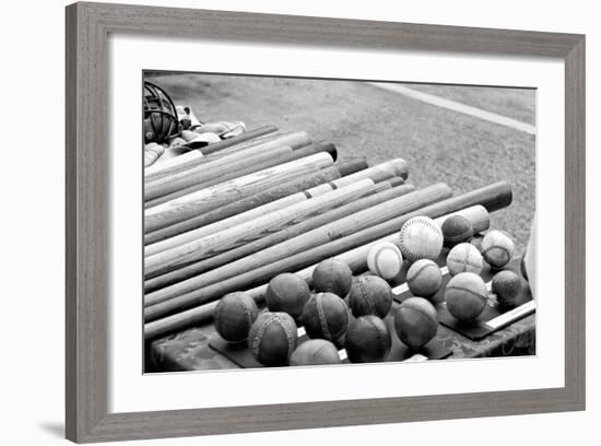 Baseball Equipment Poster-null-Framed Photo