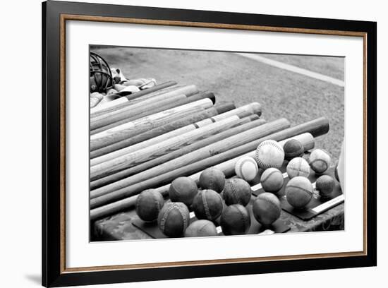 Baseball Equipment Poster-null-Framed Photo