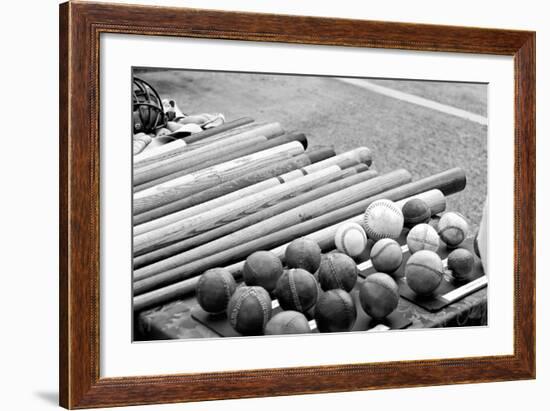 Baseball Equipment Poster-null-Framed Photo