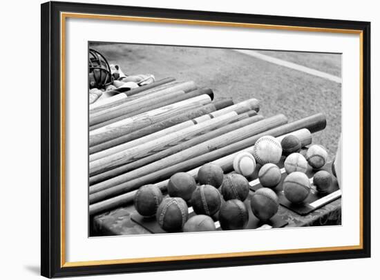 Baseball Equipment Poster-null-Framed Photo