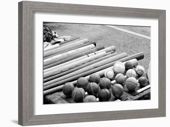 Baseball Equipment-null-Framed Photo