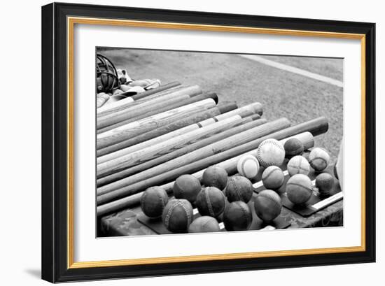 Baseball Equipment-null-Framed Photo