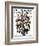 "Baseball Fans," Saturday Evening Post Cover, October 1, 1927-Eugene Iverd-Framed Giclee Print