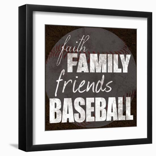 Baseball Friends-Lauren Gibbons-Framed Art Print