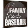 Baseball Friends-Lauren Gibbons-Mounted Art Print