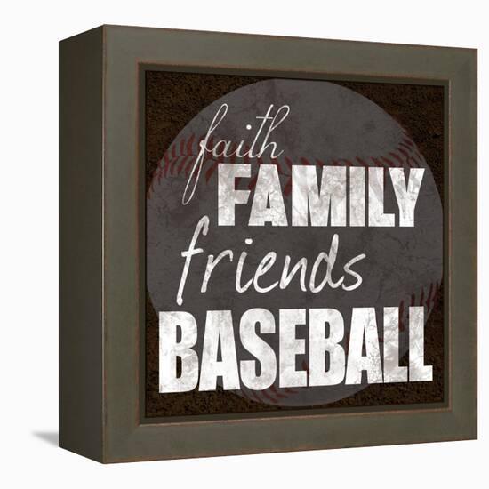 Baseball Friends-Lauren Gibbons-Framed Stretched Canvas