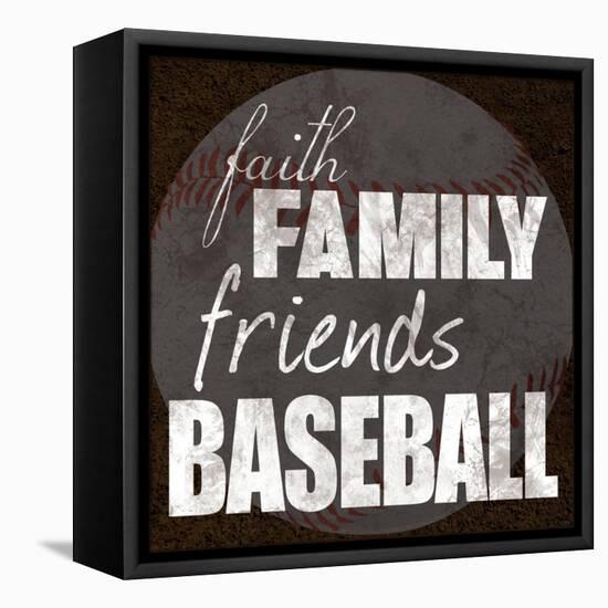 Baseball Friends-Lauren Gibbons-Framed Stretched Canvas