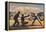 Baseball Game, 1947-James Chapin-Framed Premier Image Canvas