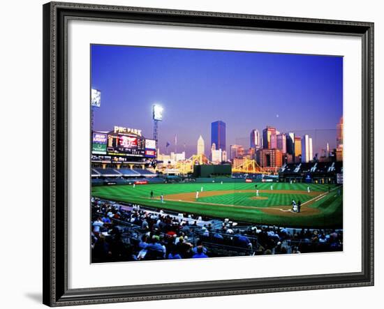 Baseball Game at Heinz Stadium, Pittsburgh, Pennsylvania, USA-Bill Bachmann-Framed Photographic Print