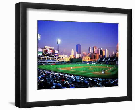 Baseball Game at Heinz Stadium, Pittsburgh, Pennsylvania, USA-Bill Bachmann-Framed Photographic Print