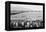 Baseball Game at Manzanar-Ansel Adams-Framed Stretched Canvas
