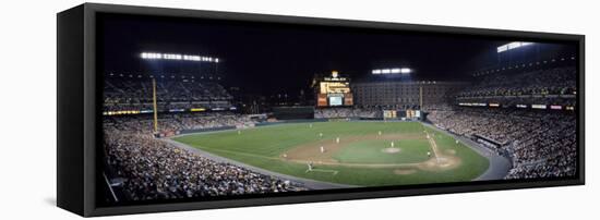 Baseball Game Camden Yards Baltimore, MD-null-Framed Premier Image Canvas