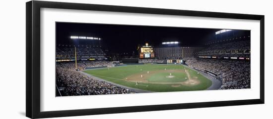 Baseball Game Camden Yards Baltimore, MD-null-Framed Photographic Print