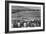 Baseball Game-Ansel Adams-Framed Art Print