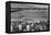 Baseball Game-Ansel Adams-Framed Stretched Canvas