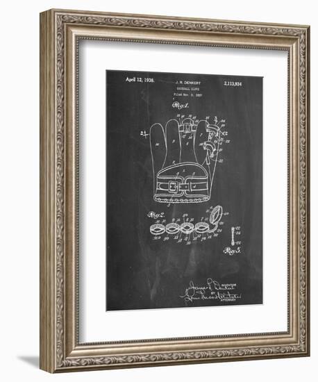 Baseball Glove Patent 1937--Framed Art Print