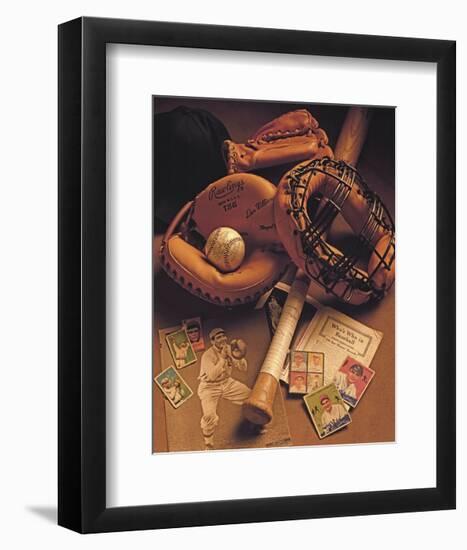 Baseball I-Michael Harrison-Framed Art Print