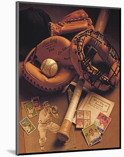 Baseball I-Michael Harrison-Mounted Art Print