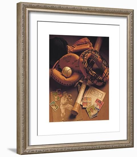 Baseball I-Michael Harrison-Framed Giclee Print