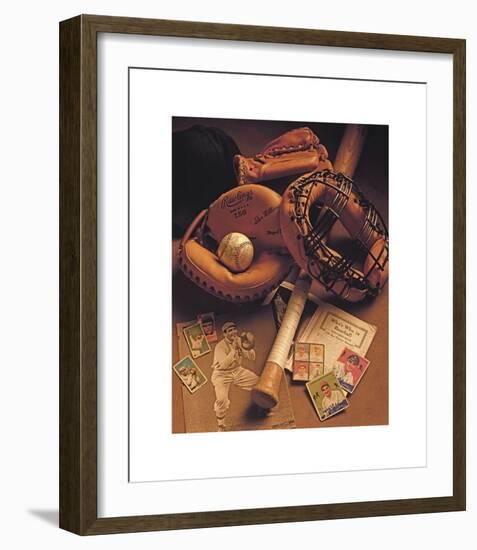 Baseball I-Michael Harrison-Framed Giclee Print