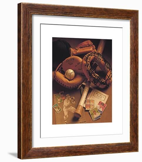 Baseball I-Michael Harrison-Framed Giclee Print