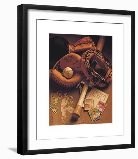 Baseball I-Michael Harrison-Framed Giclee Print