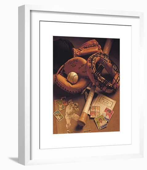 Baseball I-Michael Harrison-Framed Giclee Print