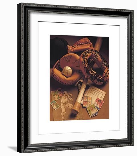 Baseball I-Michael Harrison-Framed Giclee Print