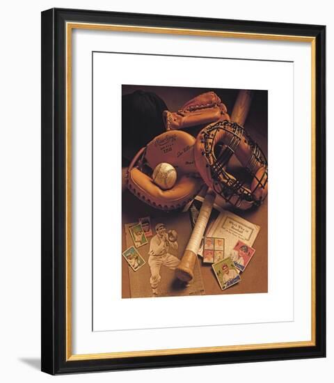 Baseball I-Michael Harrison-Framed Giclee Print