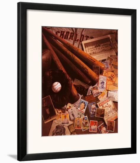 Baseball II-Michael Harrison-Framed Art Print