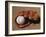 Baseball in Glove-Chris Trotman-Framed Photographic Print