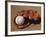 Baseball in Glove-Chris Trotman-Framed Photographic Print