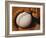 Baseball in Glove-Chris Trotman-Framed Photographic Print