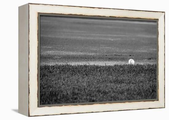 Baseball in the Field-null-Framed Stretched Canvas