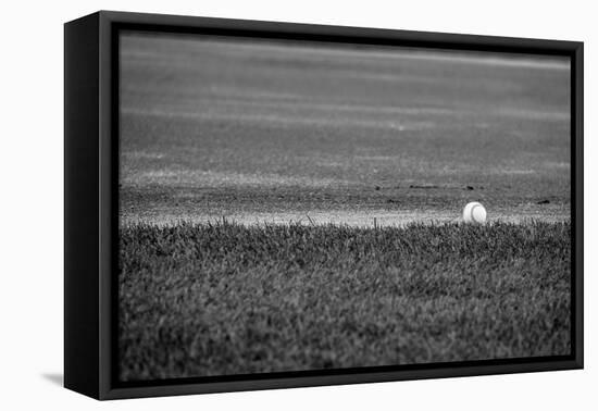 Baseball in the Field-null-Framed Stretched Canvas