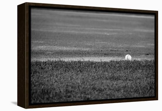 Baseball in the Field-null-Framed Stretched Canvas