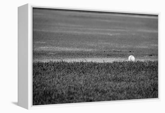 Baseball in the Field-null-Framed Stretched Canvas