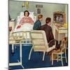 "Baseball in the Hospital," April 29, 1961-Amos Sewell-Mounted Giclee Print