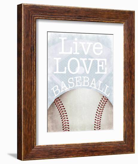 Baseball Love-Marcus Prime-Framed Premium Giclee Print