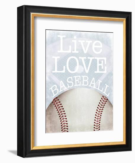 Baseball Love-Marcus Prime-Framed Premium Giclee Print