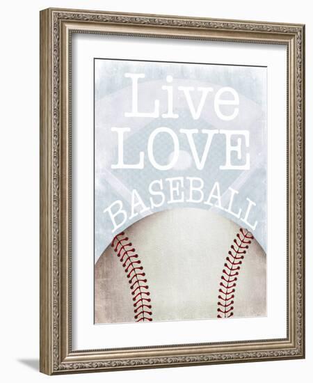 Baseball Love-Marcus Prime-Framed Art Print