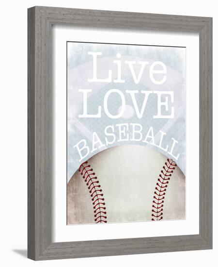 Baseball Love-Marcus Prime-Framed Art Print