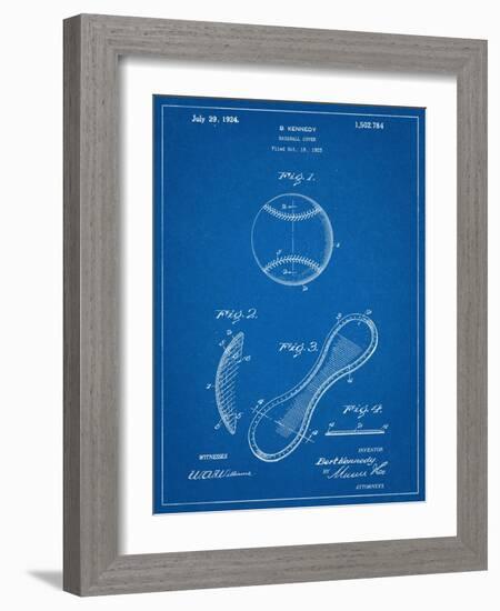 Baseball Patent 1923-null-Framed Art Print