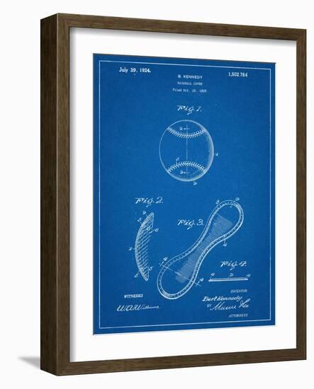 Baseball Patent 1923-null-Framed Art Print